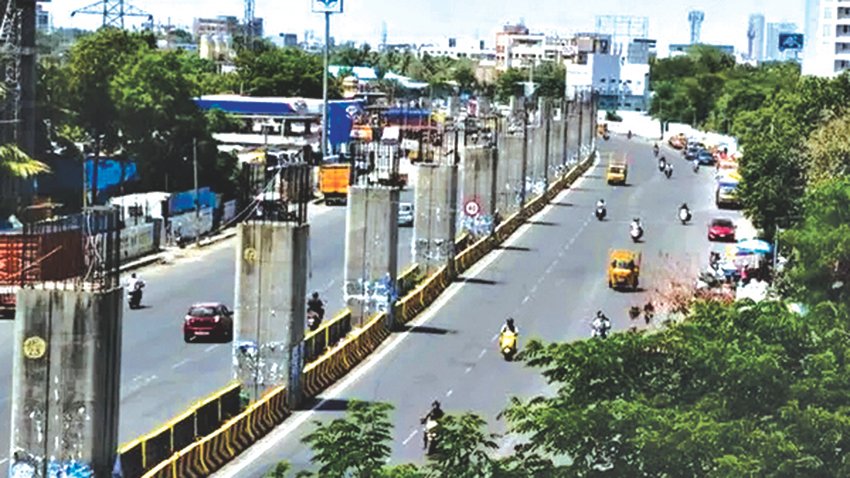 சென்னை துறைமுகம் - மதுரவாயல் பறக்கும் சாலை பிரச்சனை முடிந்து  பணிகளில்  தொடக்கம்
